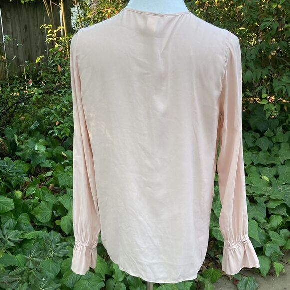 H & M Bohemian Long Sleeve Blouse Size 6 - Picture 4 of 11